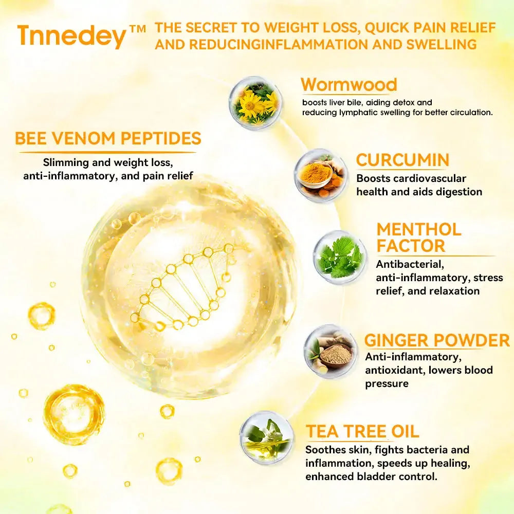 Bee Venom Lymphatic Drainage & Slimming Foot Patches πΏπ£