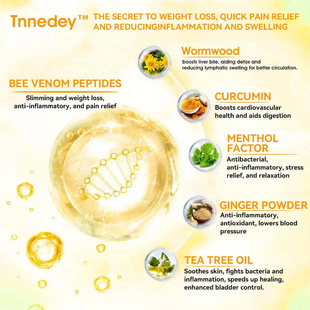 Bee Venom Lymphatic Drainage & Slimming Foot Patches πΏπ£