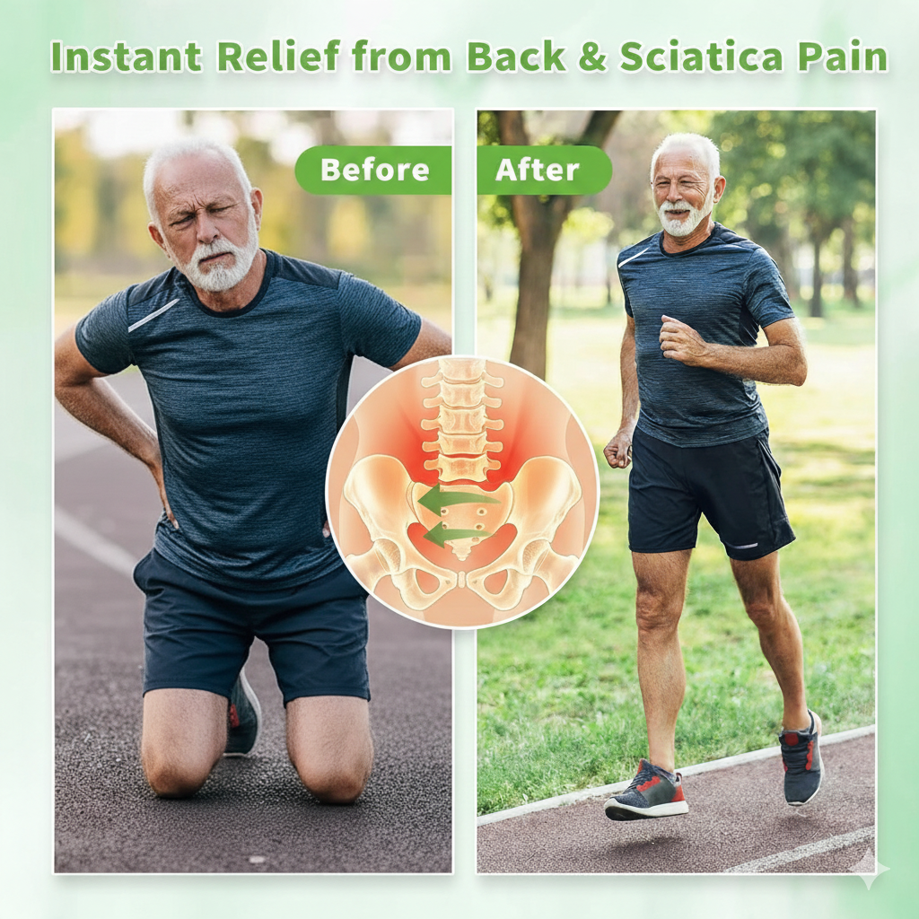 OrthoVeda™ Herbal Sciatica Pain Relief Patches – Fast, Natural Relief for Nerve Pain & Lower Back Discomfort