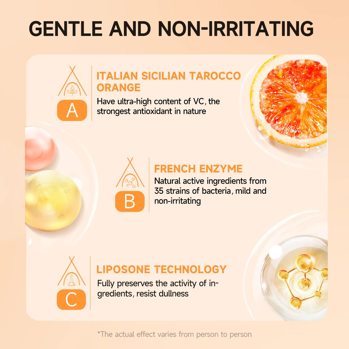 Orange Exfoliating Brightening Gel