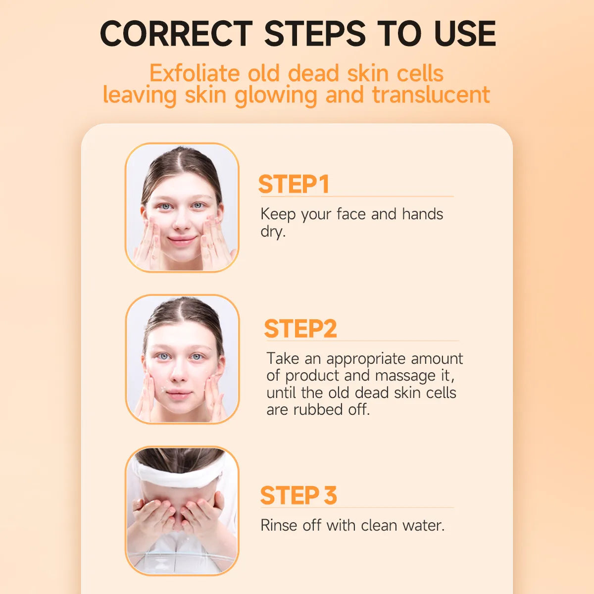 Orange Exfoliating Brightening Gel