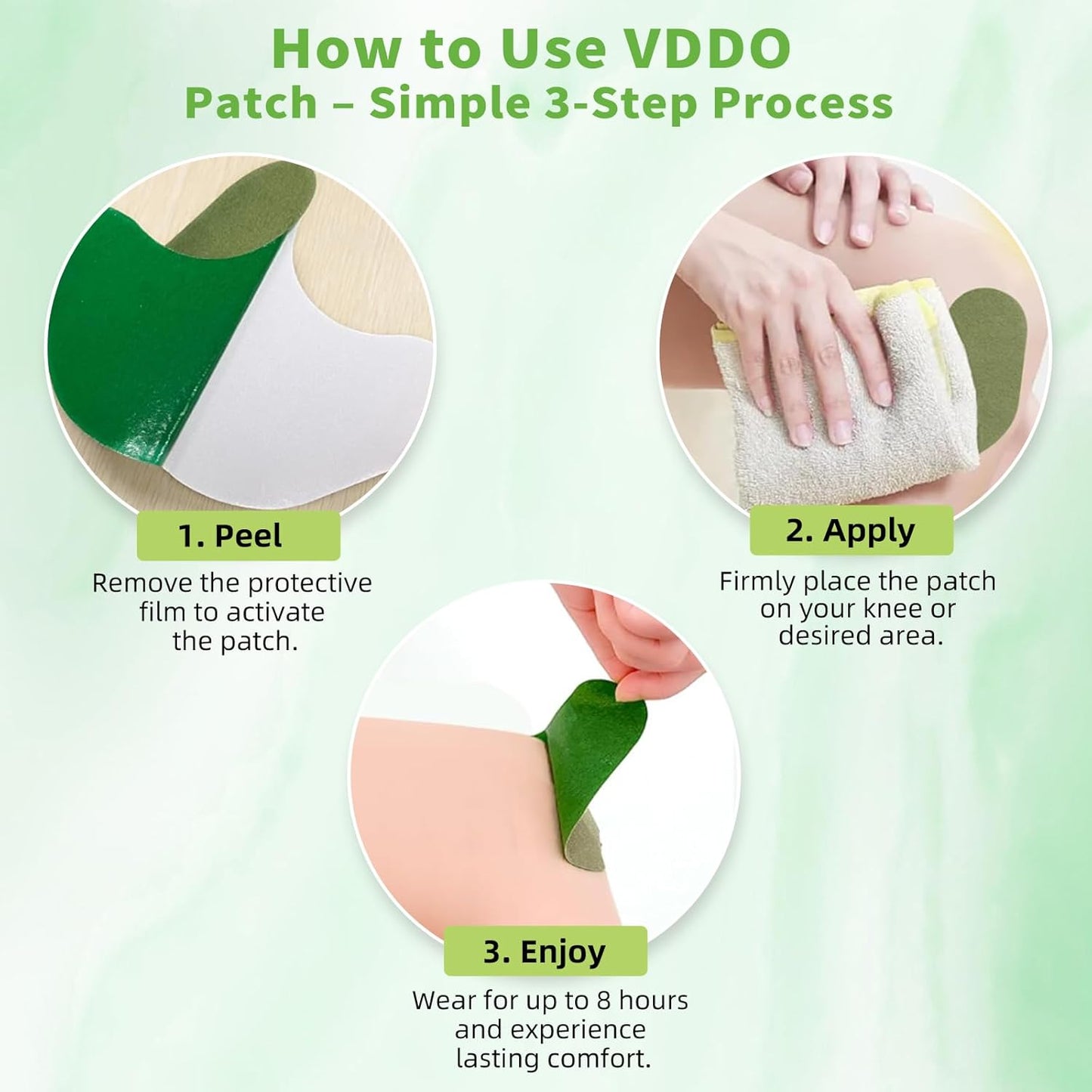 OrthoVeda™ Herbal Knee Patches – Long-Lasting Relief for Knee Pain & Stiffness