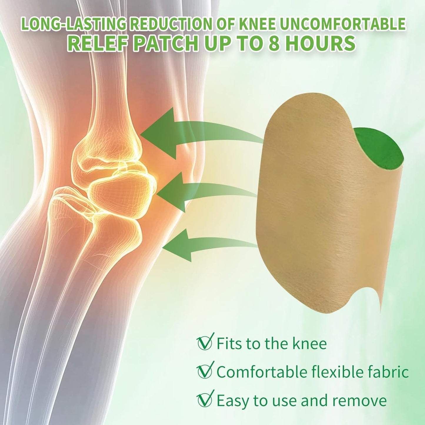 OrthoVeda™ Herbal Knee Patches – Long-Lasting Relief for Knee Pain & Stiffness
