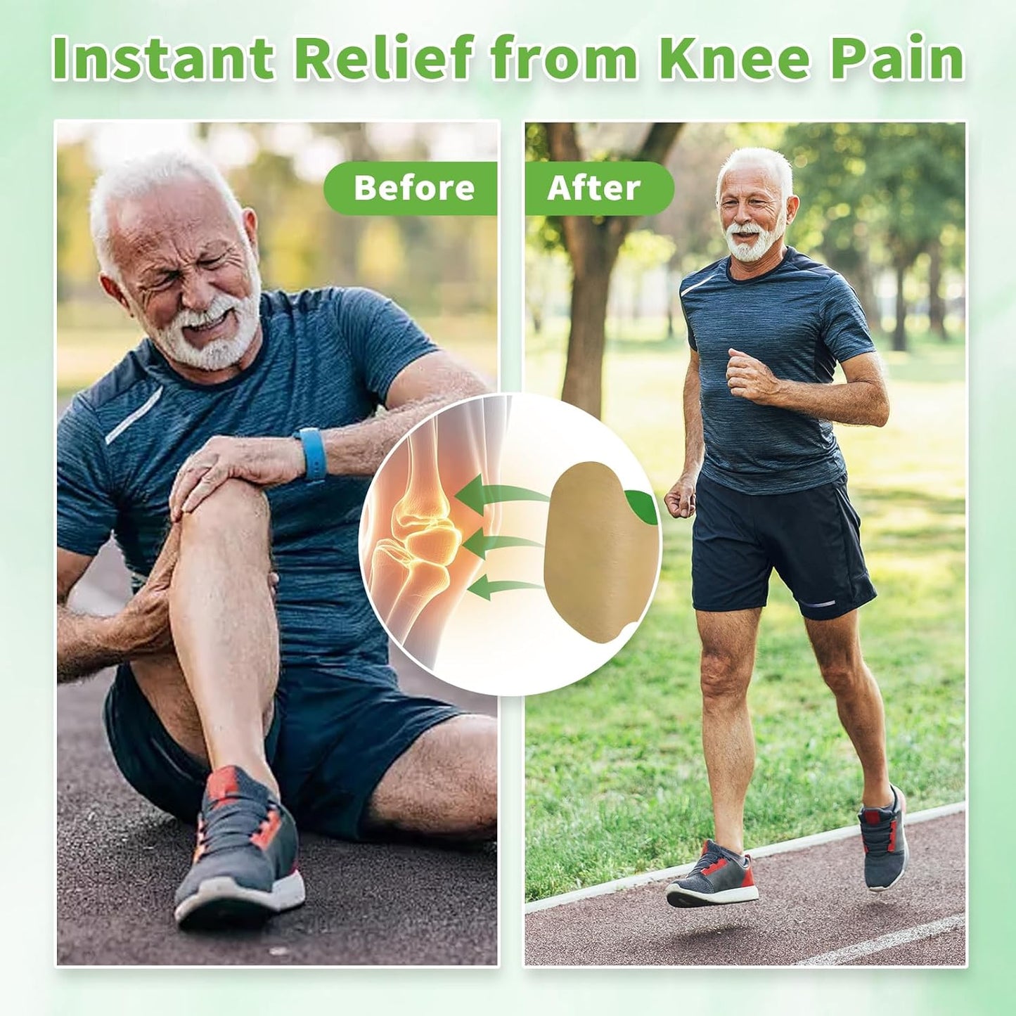 OrthoVeda™ Herbal Knee Patches – Long-Lasting Relief for Knee Pain & Stiffness