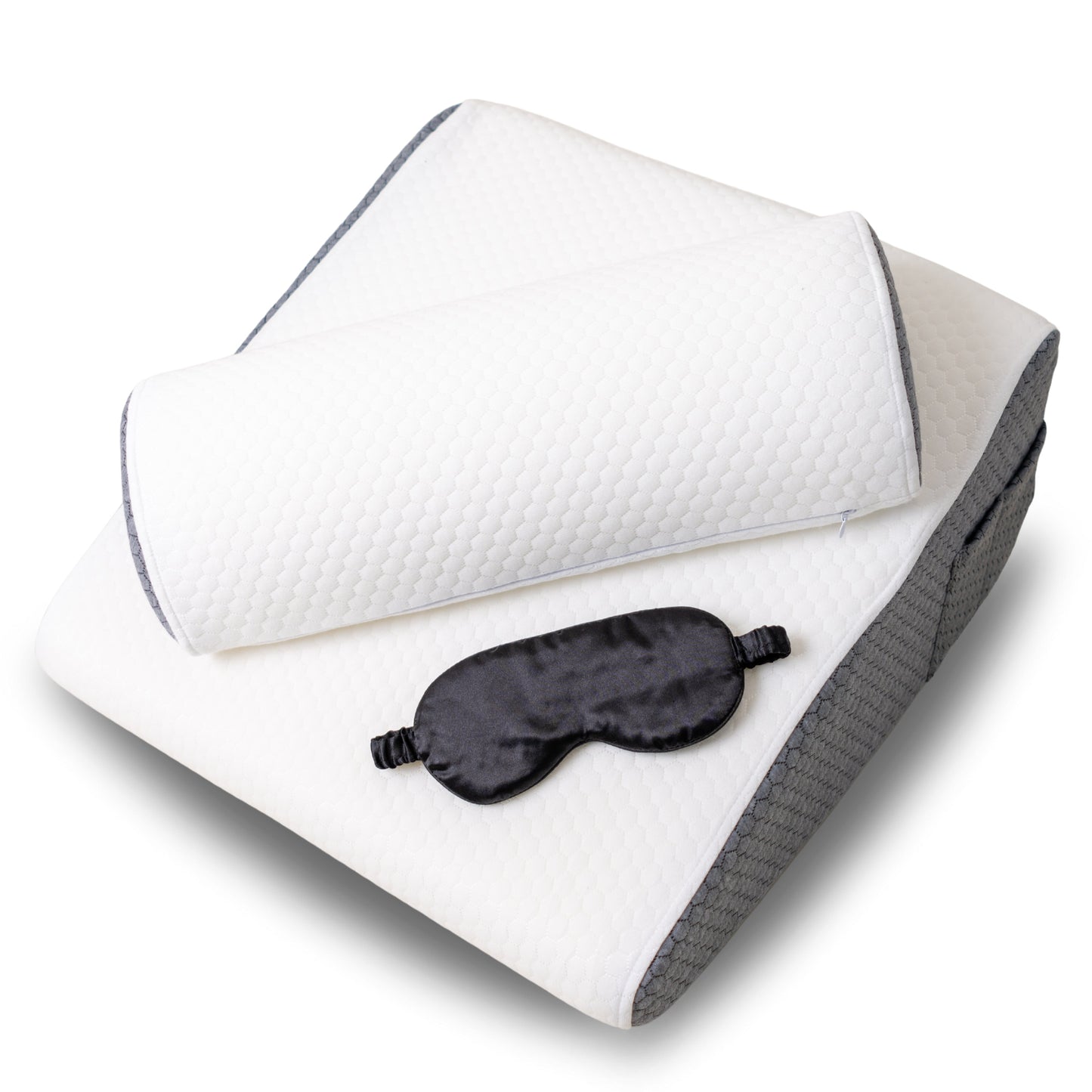 The Hiquo Wedge Pillow + Free Neck Pillow