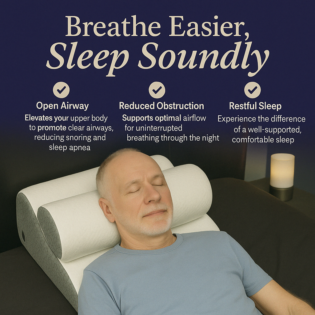 The Hiquo Wedge Pillow + Free Neck Pillow