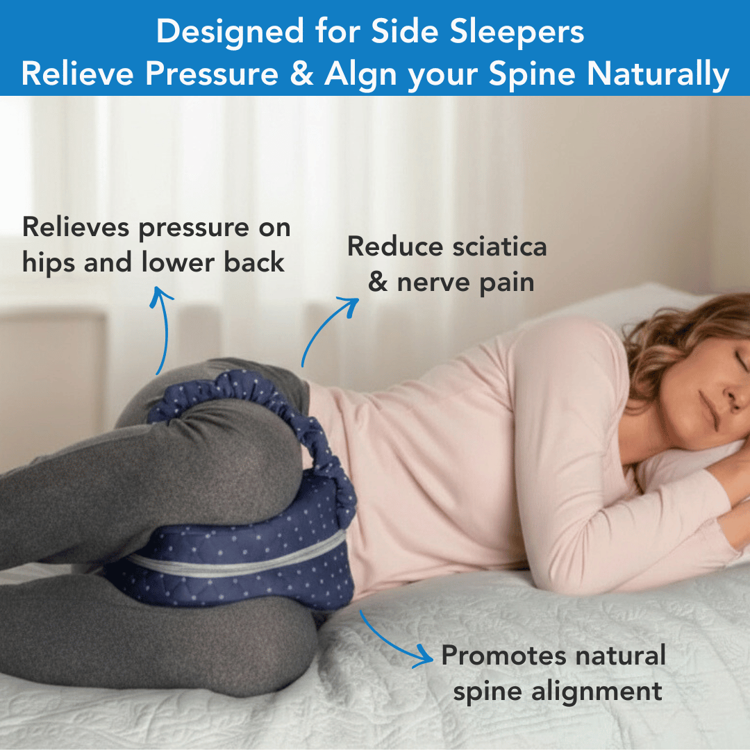 Designed for side sleepers - spine alignment