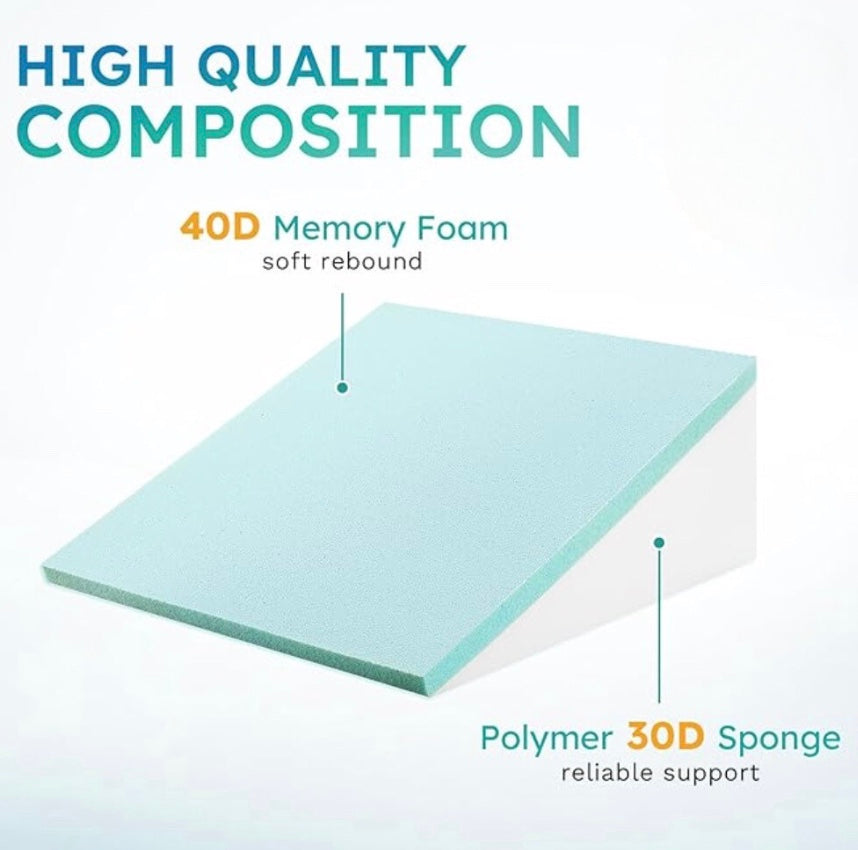The Hiquo Wedge Pillow + Free Neck Pillow