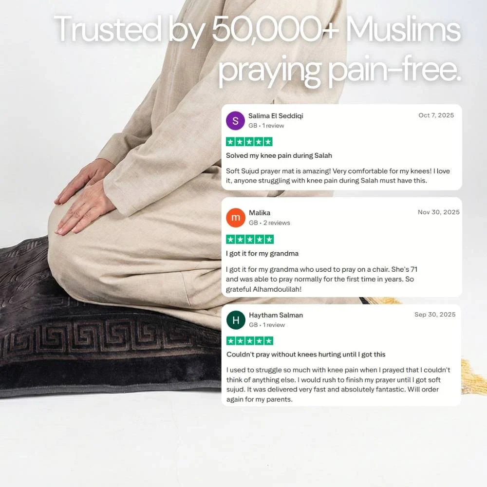 Ergonomic prayer mat