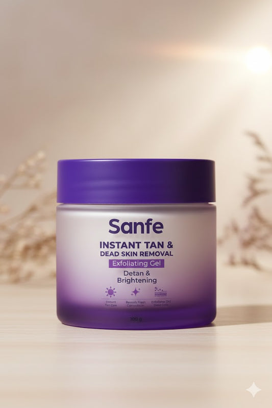 Sanfe Instant Tan & Dead Skin Removal Exfoliating Gel